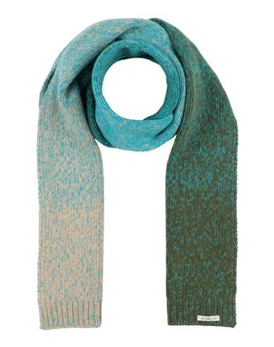 Mantero 1902 Woman Scarf Turquoise Size - Wool In Green