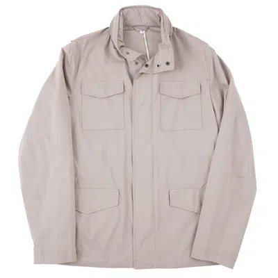Pre-owned Manto Lightweight Packable Water-repellent Field Jacket M (eu 50) In Beige