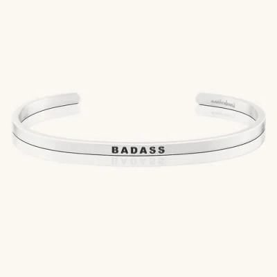 Mantra Badass Bracelet In Metallic