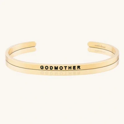 Mantra Godmother Bracelet In Gold