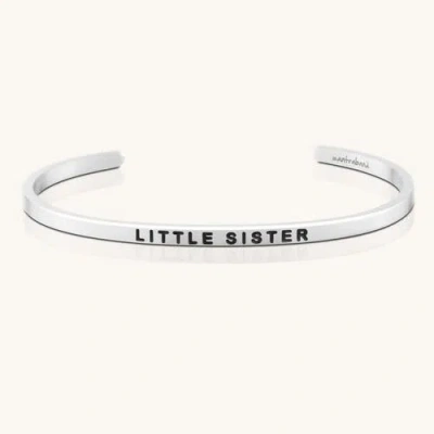 Mantra Little Sister Bracelet In Metallic