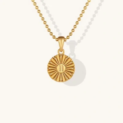 Mantra Pause + Breathe Necklace In Gold