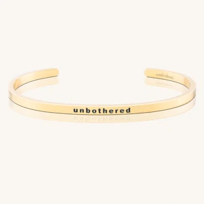 Mantra Unbothered Bracelet In Gold