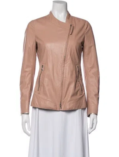 Pre-owned Mantù Biker Jacket In Pink