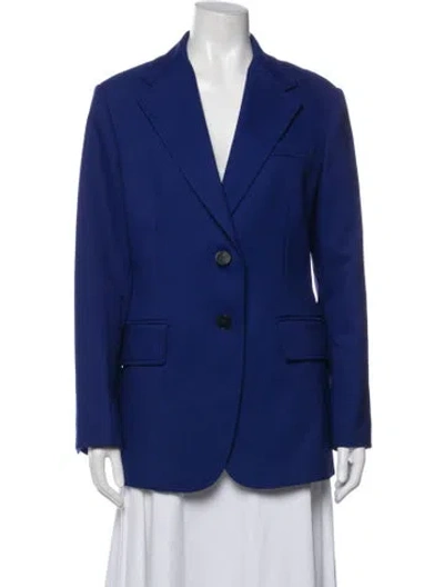 Pre-owned Mantù Blazer In Blue