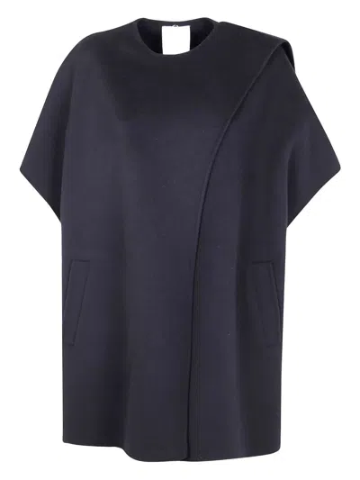 MANTÙ CAPE COAT,AG8019.G11 999 NERO