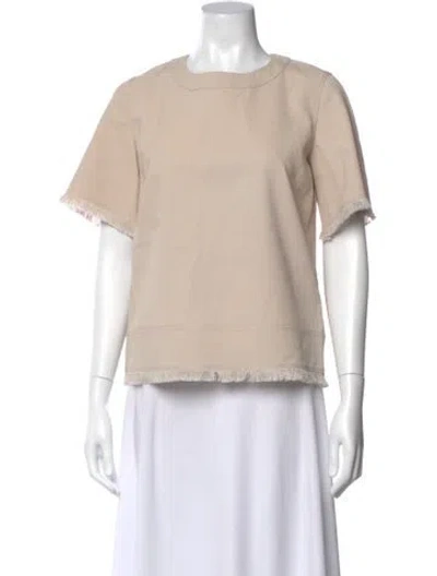 Pre-owned Mantù Crew Neck Sweater In Neutral