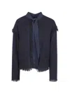 Mantù Long-sleeve Jacket In Blue