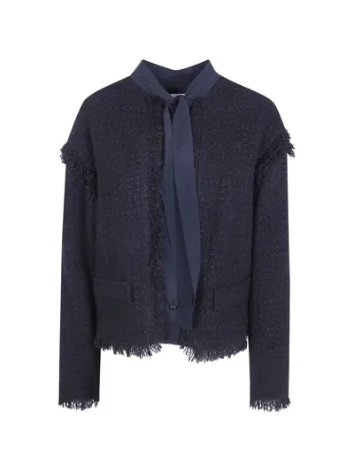 MANTÙ FRINGED BOUCLÉ JACKET