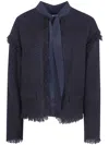Mantù Long-sleeve Jacket In Blue