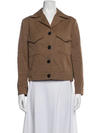 Pre-owned Mantù Jacket In Brown