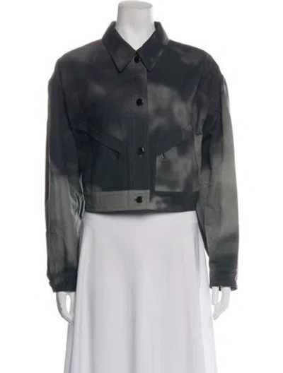 Pre-owned Mantù Patterned Jacket In Grey