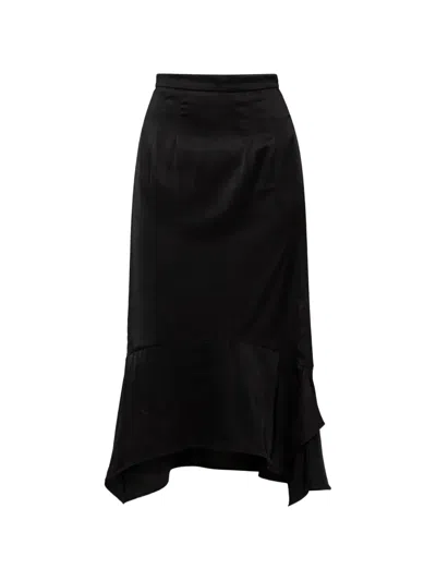 Mantù Ruffled Skirt In Black