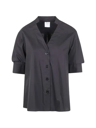 Mantù Short-sleeve Shirt In Black