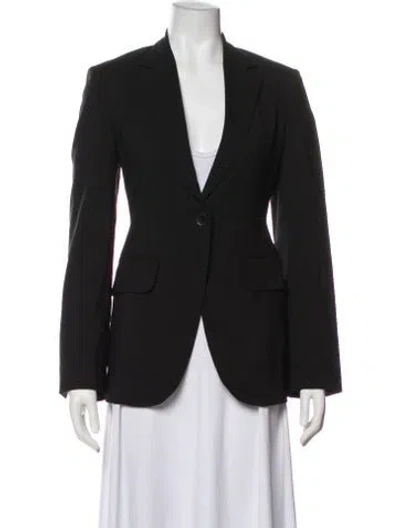 Pre-owned Mantù Virgin Wool Blazer W/ Tags In Blue