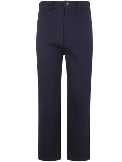 Mantù Mantu Viscose Pants In Blue