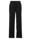 Mantù Woman Pants Black Size 12 Wool, Elastane In Black
