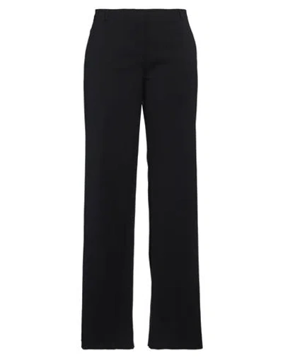 Mantù Woman Pants Black Size 12 Wool, Elastane