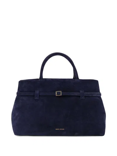 Manu Atelier 35 Le Cambon Handbag In Blue