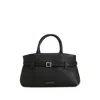 Manu Atelier Le Cambon Buckle-strap Leather Tote Bag In Black