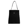 Manu Atelier Black Tote Bags In Black