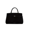 Manu Atelier Leather Shoulder Bags In Brown