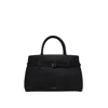 Manu Atelier Leather Tote Bags In Black
