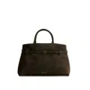 Manu Atelier Leather Tote Bags In Neutral