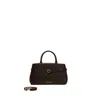 Manu Atelier Leather Shoulder Bags In Brown