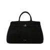 Manu Atelier Le Cambon 35 Suede Tote Bag In Multi