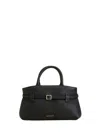 Manu Atelier Le Cambon Buckle-strap Leather Tote Bag In Black