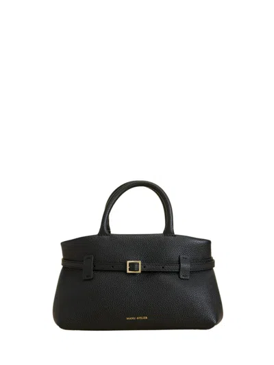 Manu Atelier Black Le Cambon 25 Handbag
