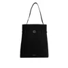 Manu Atelier Black Tote Bags In Black