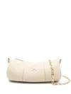 Manu Atelier Cylinder Shoulder Bag In Neutrals