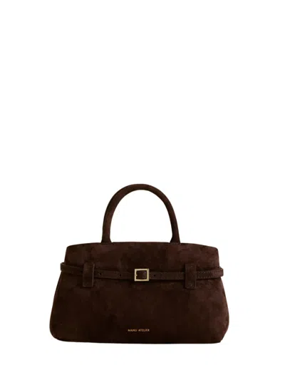 Manu Atelier Dark Brown Le Cambon 25 Handbag