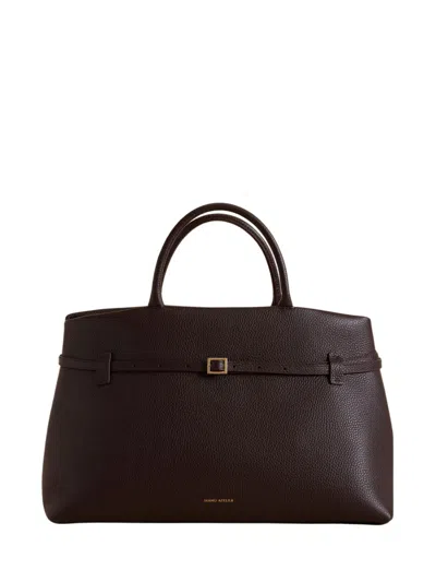 Manu Atelier Dark Brown Le Cambon 40 Handbag