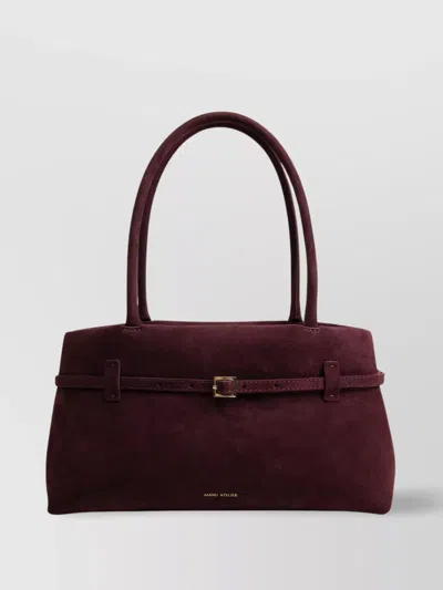 Manu Atelier East West Le Cambon Bag In Brown