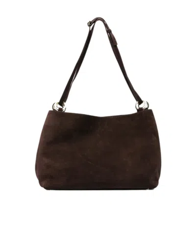 Manu Atelier Eterno Ring-detail Tote Bag In Brown