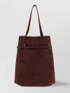 Manu Atelier Everyday Suede Shoulder Bag