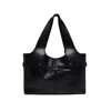 Manu Atelier Medium Shoulder Bag Cambon Rectangular Smooth Buckle Dual In Black