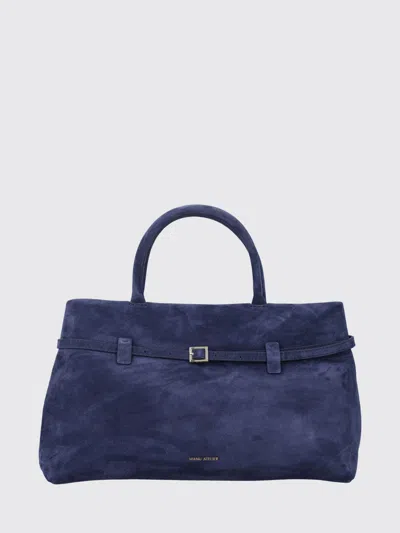 Manu Atelier Handbag Woman Color Navy In Blue