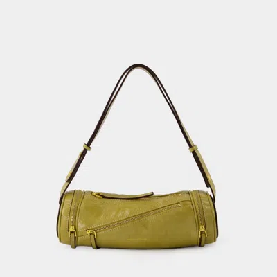 Manu Atelier Hobo Cylinder 23 Bag -  - Leather - Beige
