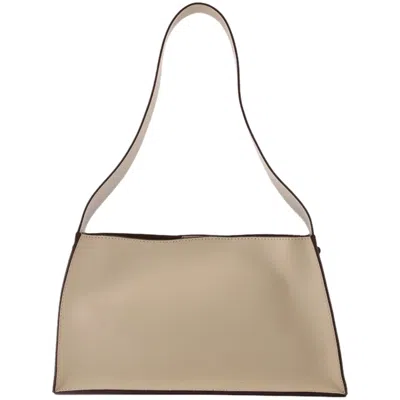 Manu Atelier Kesme Bag In Ivory Leather In Beige