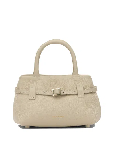 Manu Atelier "le Cambon 20" Small Handbag In White
