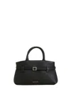 Manu Atelier Le Cambon Buckle-strap Leather Tote Bag In Black