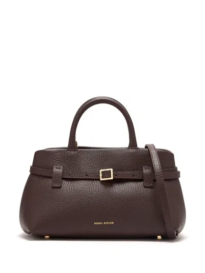 Manu Atelier Le Cambon 25 Shoulder Bag In Brown