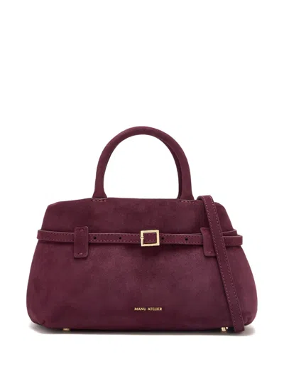 Manu Atelier Le Cambon 25 Shoulder Bag In Purple