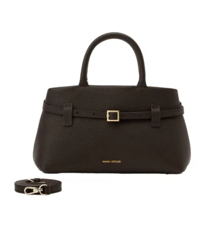 Manu Atelier Le Cambon 25 Tote Bag In Brown