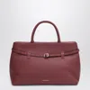Manu Atelier Le Cambon 35 Burgundy Bag In Suede