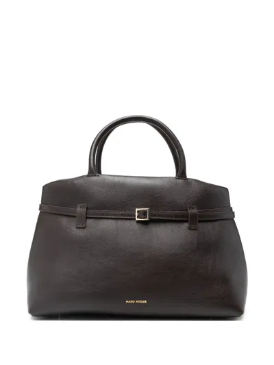 Manu Atelier Le Cambon 35 Handbag In Brown